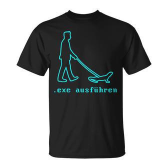 Sys Admin Programmer Computer Scientist Exe Running T-Shirt - Geschenkecke