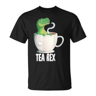 Tea Rex Tearex X Dinosaur Tea Dinosaur Dino T-Shirt - Geschenkecke