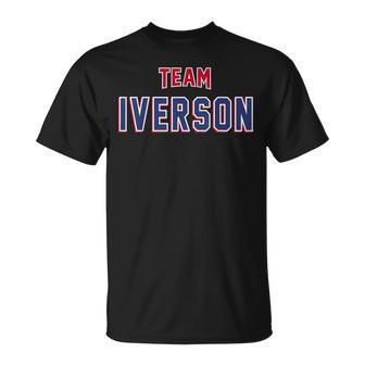 Team Iverson Last Name Proud Family Last Name T-Shirt - Geschenkecke