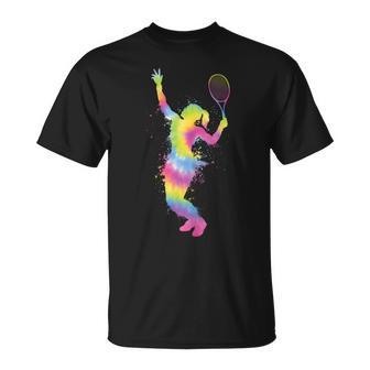 Tennis Player Splash Tennis Teacher Women's Girls T-Shirt - Geschenkecke