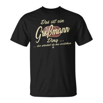 With Text 'Das Ist Ein Großmann Ding' T-Shirt - Geschenkecke