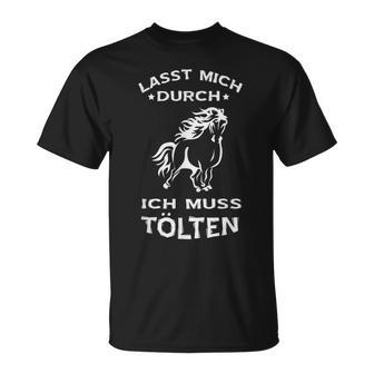 Tölten Iceland Horse Riding Slogan T-Shirt - Geschenkecke