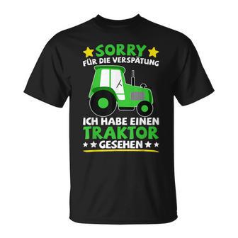 Tractor Trecker Children's Ich Habe Einen Traktor Sehen T-Shirt - Geschenkecke