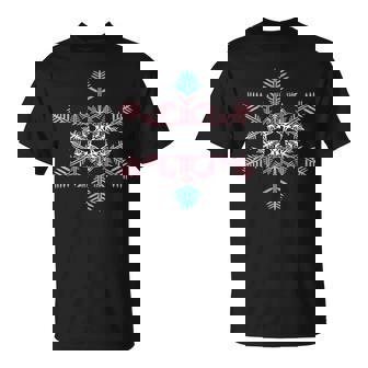 Transgender Snowflake Trans Snow Flake LGBT Transexual Xmas T-Shirt - Monsterry