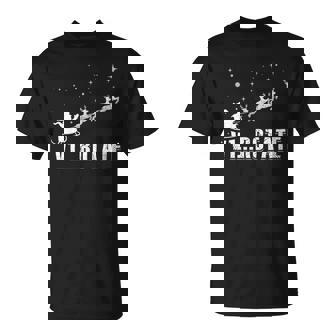 V1 Rotate Santa Take Off Reindeer Pilot Christmas T-Shirt - Monsterry