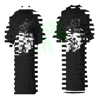 Variegated Monstera Deliciosa Variegata Leaf Leaves Plant T-Shirt - Monsterry