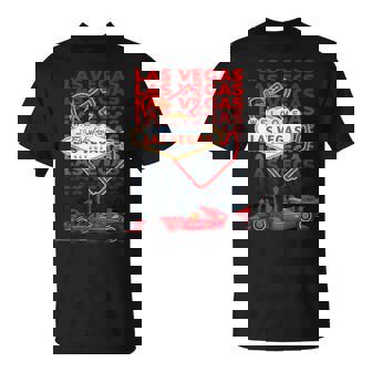 Welcome To Las Vegas Racing Race Car Strip Formula Track T-Shirt - Thegiftio UK