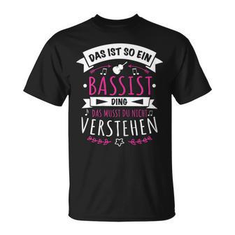 Women's Bass Double Bass Musician Das Ist So Ein Bassist Ding S T-Shirt - Geschenkecke