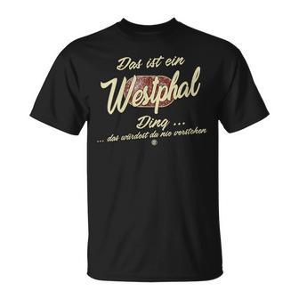 Women's Das Ist Ein Westphal Ding Family Westphal With-Neck T-Shirt - Geschenkecke