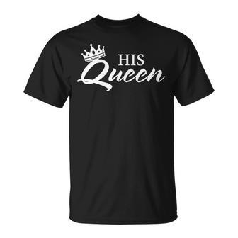 Women's Her King His Queen Couple T-Shirt - Geschenkecke