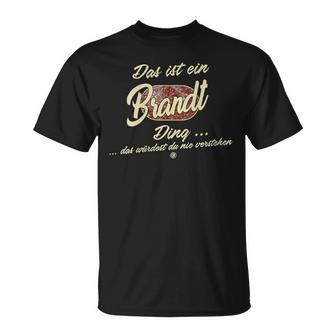 Women's With-Neck Das Ist Ein Brandt Ding Family T-Shirt - Geschenkecke