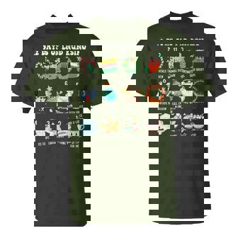 12 Days Of L&D Unit Nursing Labor & Delivery Nurse Christmas T-Shirt | Mazezy