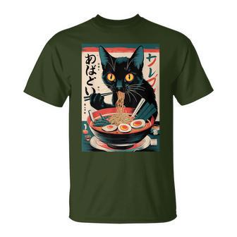 Anime Manga Kawaii Otaku Ramen Cat Christmas T-Shirt - Geschenkecke