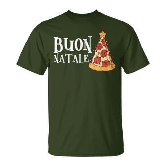 Buon Natale Christmas Italy Pizza T-Shirt - Geschenkecke