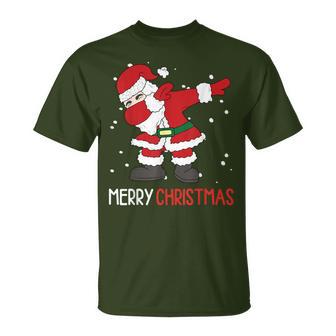 Dabbing Santa Claus Dab Dap Weihnachten T-Shirt - Geschenkecke