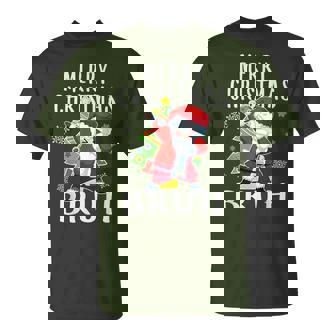 Dabbing Santa Merry Christmas Bruh Boy Girl T-Shirt - Thegiftio UK