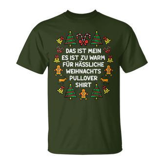 Das Ist Mein Es Ist Zu Warm Für Ugly Christmas T-Shirt - Geschenkecke