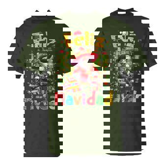 Feliz Navidad Xmas Sweater Santa Sombrero Christmas Mexican T-Shirt - Thegiftio