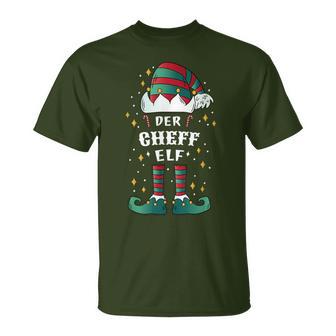 Elf Christmas Ich Bin Der Chef Elf T-Shirt - Geschenkecke