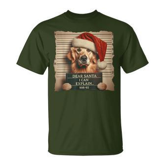 Golden Retriever Dog Christmas T-Shirt - Geschenkecke