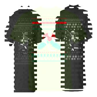 Hockey Goalie Player Christmas Youth Ice Hockey Lover Boys T-Shirt - Thegiftio UK