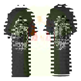 Light The Lamp Not The Rat Christmas T-Shirt | Mazezy
