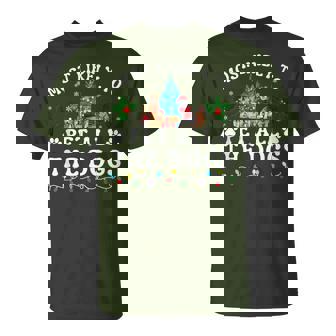 Most Likely To Pet All The Dogs Dog Lover Christmas T-Shirt - Monsterry