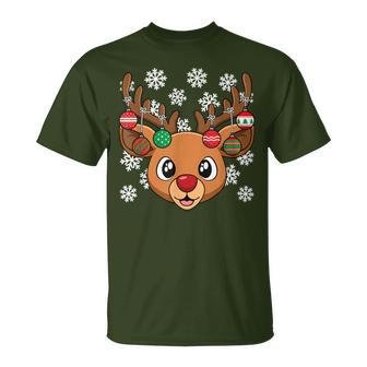 Reindeer Christmas Xmas Women's Children's T-Shirt - Geschenkecke