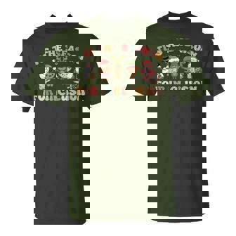 Tis The Season For Inclusion Ot Pt Slp Therapist Christmas T-Shirt - Monsterry