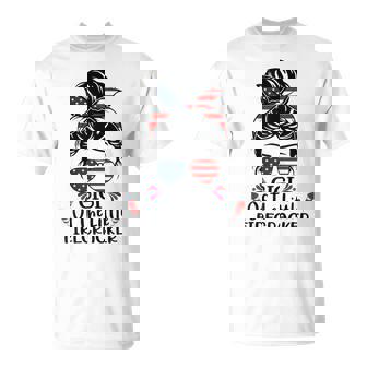 4th July Birthday Patriotic Gigi Of The Little Firecracker T-Shirt - Monsterry