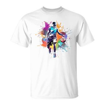 Basketball Graffiti Ball Sport T-Shirt - Geschenkecke