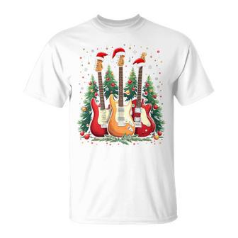 Christmas Electric Guitars T-Shirt - Thegiftio UK