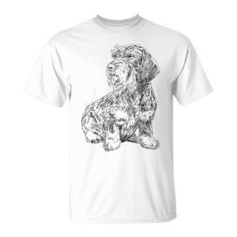 Dachshund Dog Rough Haardshund T-Shirt - Geschenkecke