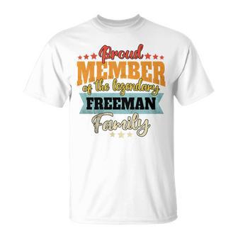 Freeman Nachname Freeman T-Shirt - Geschenkecke