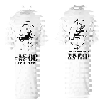 Hunting For Fast Food Deer Orange T-Shirt - Seseable