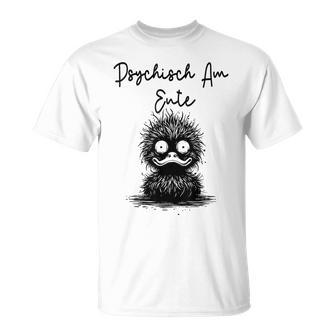 Psychisch Am Ente Psychisch Am Ente Gray T-Shirt - Geschenkecke