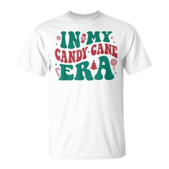 Groovy In My Candy Cane Era Christmas Women Kids Boys Girls T-shirt - Monsterry