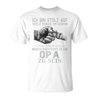 Ich Bin Stolz Aufiele Dinge Nichts Übertrifft Es Ist Ein Opa German T-Shirt - Geschenkecke