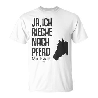 Ich Rauche Nach Pferd Egal Horse Ich Rche Nach Pferd Egal Horse S T-Shirt - Geschenkecke