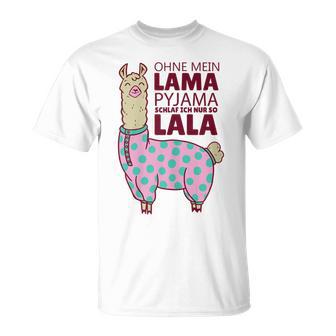 Lama Lama Pyjamas Alpaca Sleep T-Shirt - Geschenkecke