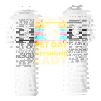 Love Your Pet Day Crazy Keeshond Lady Premium T-Shirt - Monsterry