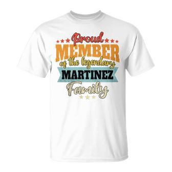 Martinez Surname Martinez T-Shirt - Geschenkecke