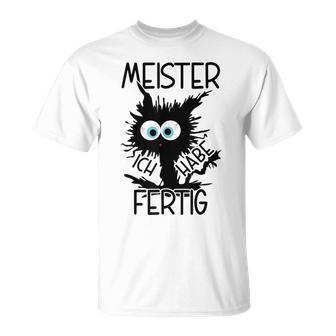 Meister Geschafft Meister Bestanden Gray T-Shirt - Geschenkecke