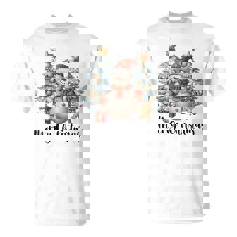 Merry Christmas Snowman 2024 Christmas Matching Family T-Shirt - Monsterry
