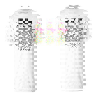Merry Everything Disco Ball Snowman Christmas Party Xmas T-Shirt - Monsterry