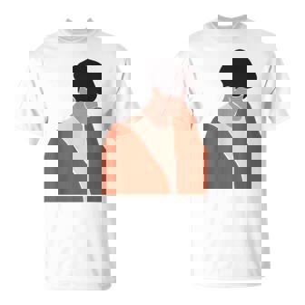 Modern Abstract Male Portrait Faceless Guy Man Hipster Art T-Shirt - Monsterry