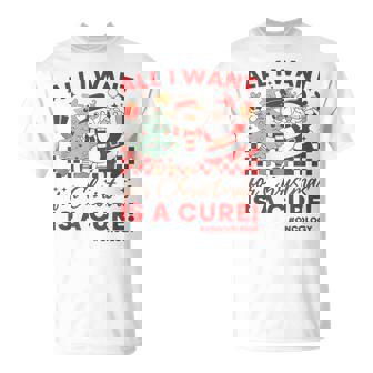 Retro Oncology Nurse Christmas Santa Snowman Chemo Nurse T-Shirt - Monsterry