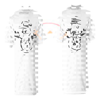 Snowman Doctor Christmas Nurse Kids Christmas Doctor T-Shirt - Monsterry