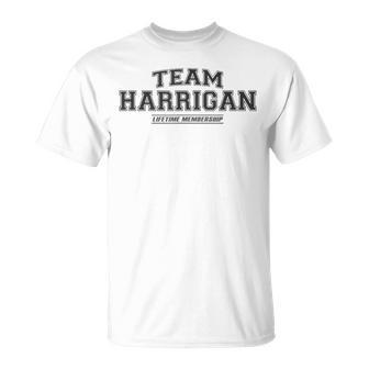 Team Harrigan Stolzer Familienname Nachname Geschenk T-Shirt - Geschenkecke