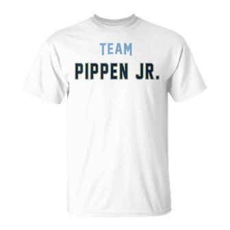 Team Pippen Jr Last Name Proud Family Last Name Familia Blue T-Shirt - Geschenkecke